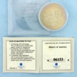 American Mint History Of America Discovery Of America Coin With Coa