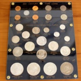Completed 20th Century Type Coin Set 27 Coins