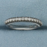 Effy Black And White Diamond Band Ring In 14k White Gold