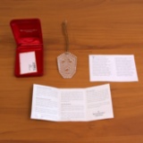 Waterford Crystal 1986 Twelve Days Of Christmas Ornament