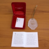 Waterford Crystal 1990 Twelve Days Of Christmas Ornament