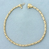 Diamond Tennis Bracelet In 14k Yellow Gold