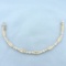 Two Tone Diamond Tennis Bracelet In 14k Yellow And White Gold