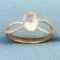 Designer Morganite And Diamond Ring In 14k Rose Gold