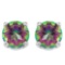 6mm Round Mystic Topaz Earrings In Sterling Silver