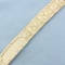 Mens Engravable Nugget I.D. Bracelet In 10k Yellow Gold