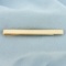Numbered Tiffany & Co Tie Clip In 14k Yellow Gold