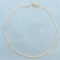 Boston Link Anklet In 14k Yellow Gold