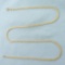 17 Inch Foxtail Link Chain Necklace In 14k Yellow Gold