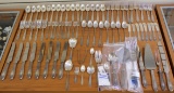 International Wedgwood Sterling Silver Flatware Set Of 80