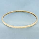 Rope Bangle Bracelet In 14k Yellow Gold