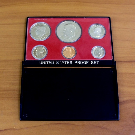 1976 U.S. Mint Proof Bicentennial Six Coin Set Ogp