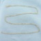 Childs Box Link Chain Necklace In 14k Yellow Gold