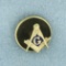 Vintage Masonic Pin In 14k Yellow Gold