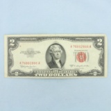 1953 $2 Red Note Uncirculated Bill