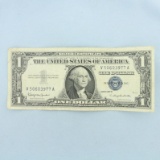 1957 $1 Silver Certificate Blue Seal Bill