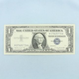 $1 Uncirculated Silver Certificate Blue Seal Bill