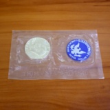 Uncirculated Eisenhower Silver Dollar Coin Ogp