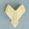 Modern Design Diamond Slide Pendant In 14k Yellow Gold