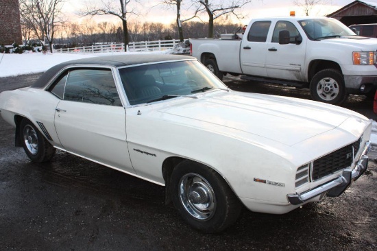 1969 Camaro RS, showing 62,805 miles SELLS AT 12 NOON