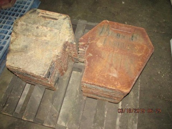 Case/IH suitcase weights (Magnum);