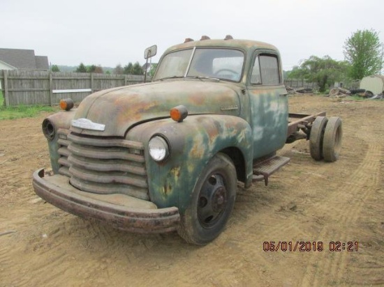 1953 Chev 2 ton dually, cab and chassis