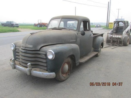 51 Chev 1/2 ton 3100 5 window, stepside