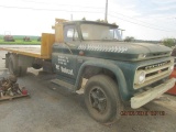 1966 Chevy C-60 with Grove 21' Tilt bed & winch,