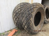 2) Good used Good Year All Weather 23.1 X 30 diamond tread, 10 ply