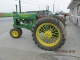 John Deere A, unstyled tractor,