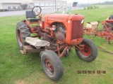 AC model B with Woods belly mower, Nice straight tractor