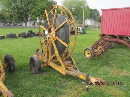 Rainbow flat hose reel type water winch