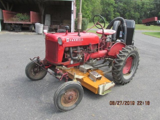 Farmall Cub S# 116641, with Woods # 59 belly mower