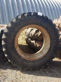 18.4x38 single tire and rim