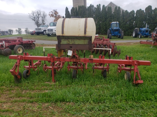 4 row S tine cultivator