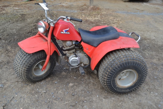 Honda 185, three wheeler, Runs and operates