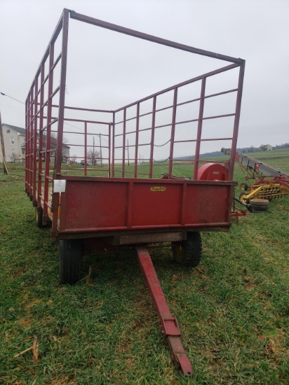Farmbuilt 18’ X 8’ Hay wagon