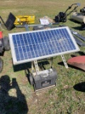 Solar elec fence controller