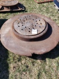 large manhole w/ cover