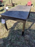 Heavy duty metal bench/desk