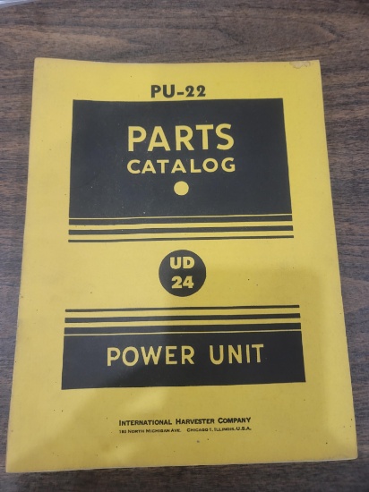 Ih power unit parts catalog