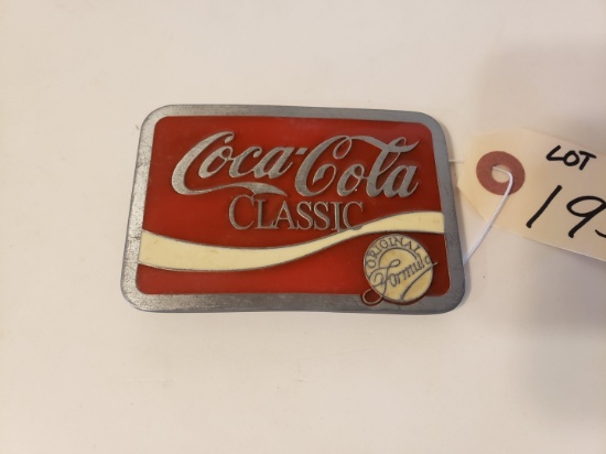 Coca-Cola classic belt buckle