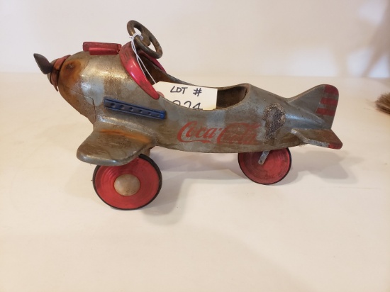Coca-Cola toy airplane