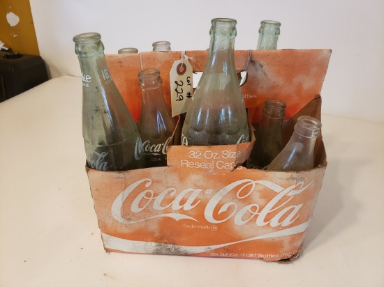 Lot of Coca-Cola bottles