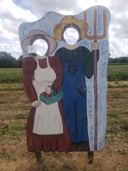Amish couple prop