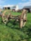 Conestoga Heavy Duty wagon axle w/ wooden wheels