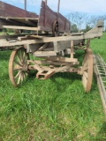 wooden Hay wagon for loose hay