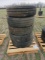 Set of 5 Michelin 245/70R17.5 tires