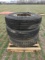 Lot of 3 Continental 11R22.5 tires/rims