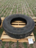 Single Goodyear 11R22.5 tire